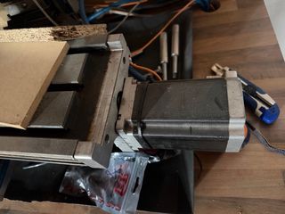 Fresadora Optimum BF20 convertida a cnc