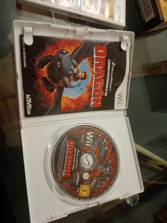 Videojuego Cómo Entrenar a tu Dragón Wii