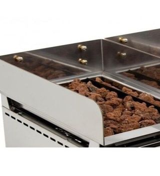 Parrilla Vasca A Gas  Con Piedra Volcánica