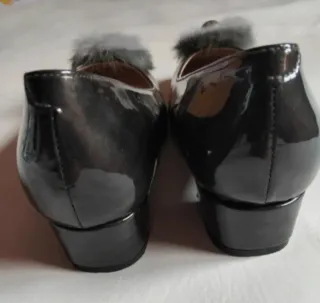 Bailarinas D'Chicas Pompón Gris Talla 38