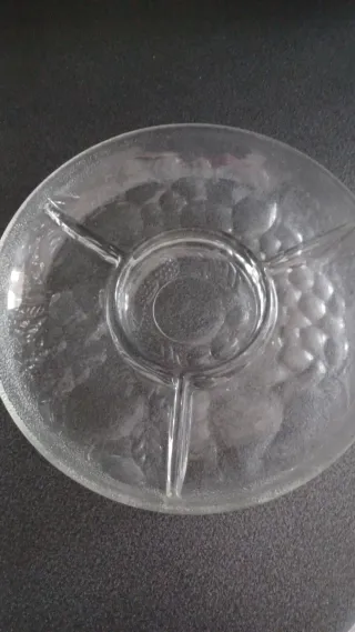 Antipastiera in vetro trasparente