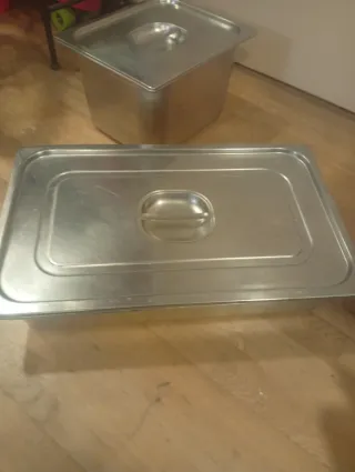 Gastronorm 1/1 con tapa fondo 10cm