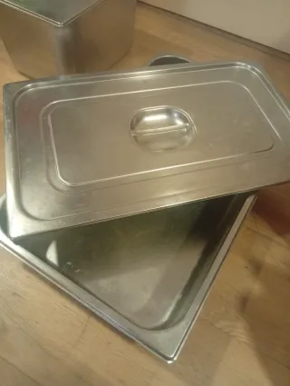 Gastronorm 1/1 con tapa fondo 10cm