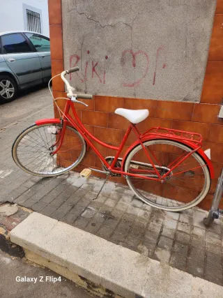 Bicicleta Clásica Roja