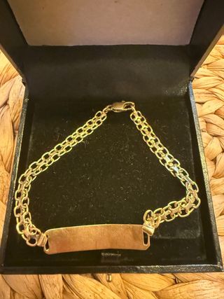 Pulsera, esclava de oro 18k