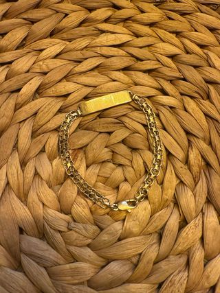 Pulsera, esclava de oro 18k
