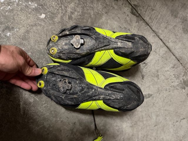 Stivali MTB Ciclismo Giallo Neon Nuovo uso artic