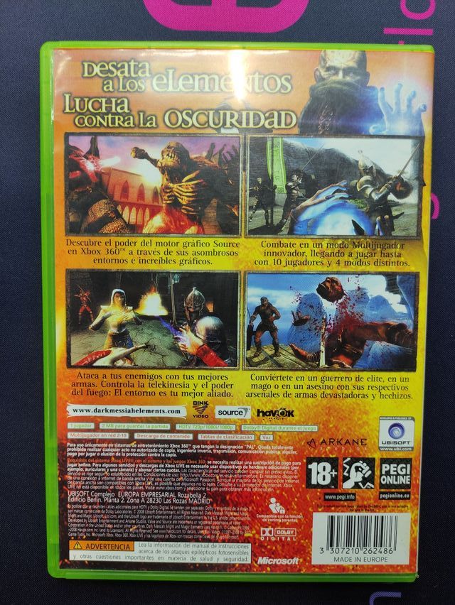 Elementi di Dark Messiah Might and Magic per XBOX 360