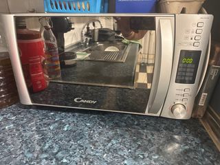 Microondas Candy plateado