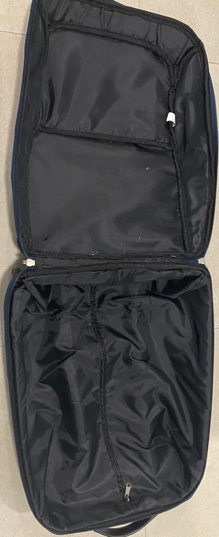 Maletín negro y azul