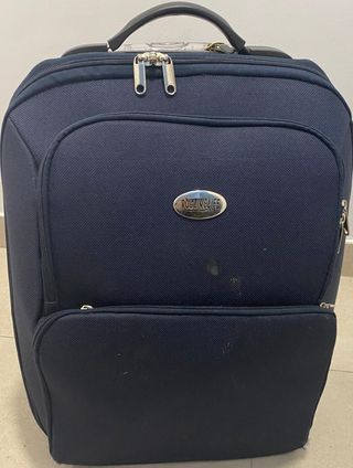 Maletín negro y azul