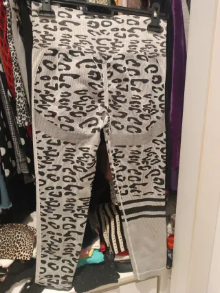 Mayas leopardo beige y negro