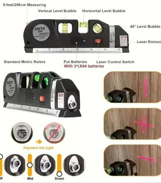 Nivel Láser Multifuncional 3 en 1