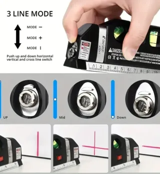 Nivel Láser Multifuncional 3 en 1