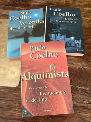 Lote 3 libros Paulo Coelho
