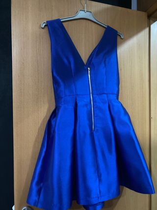 Vestido azul corto