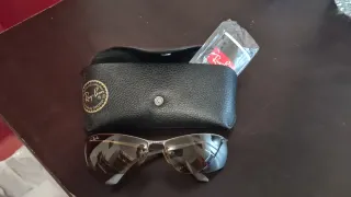 Gafas de sol Ray-Ban Hombre Plata/Negro