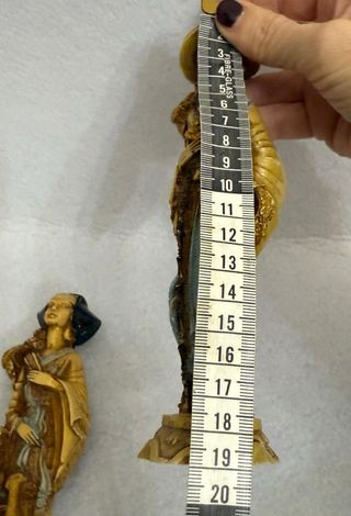 Statuine cinesi vintage uomo e donna