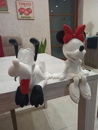 Coppia Minnie e Pluto Stampa 3D