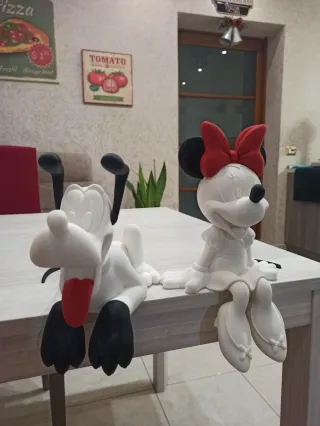 Coppia Minnie e Pluto Stampa 3D
