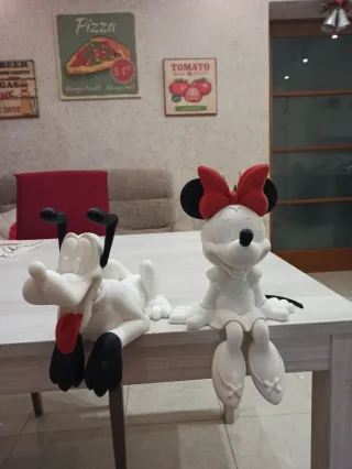 Coppia Minnie e Pluto Stampa 3D