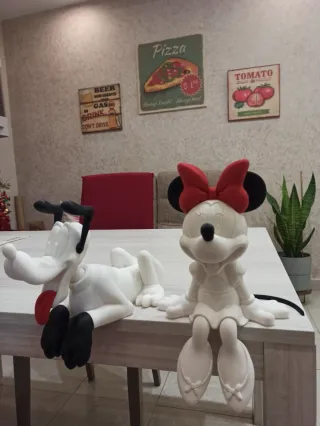 Coppia Minnie e Pluto Stampa 3D