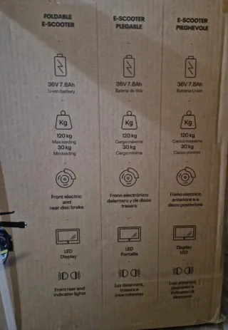 Patinete eléctrico Reebok Urban Blue 8.5" Azul