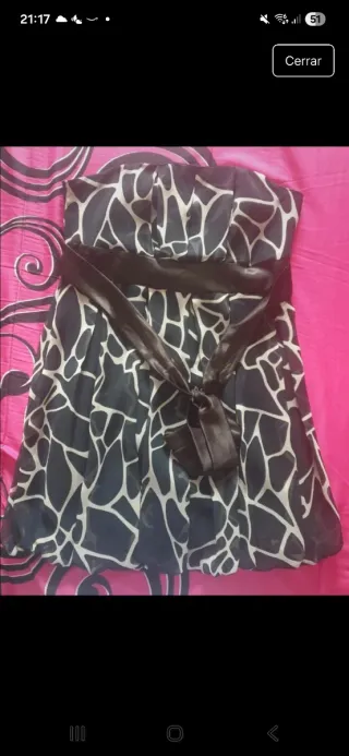 Vestido Negro y Blanco