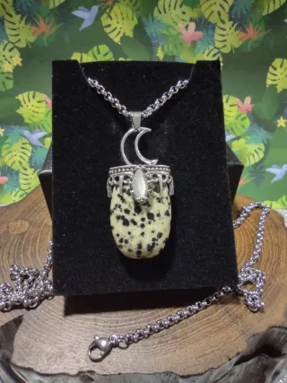 Colgante Piedra Jaspe con Luna