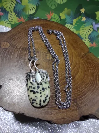 Colgante Piedra Jaspe con Luna