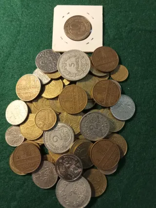 Lote 67 monedas Francia