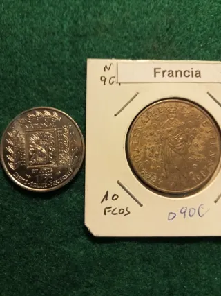 Lote 67 monedas Francia