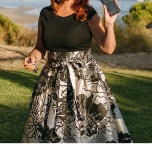 Vestido fiesta Corte Inglés T/40