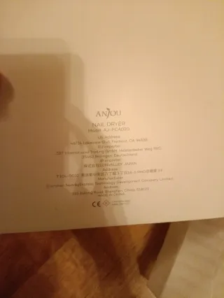 Lámpara UV Anjou para Uñas