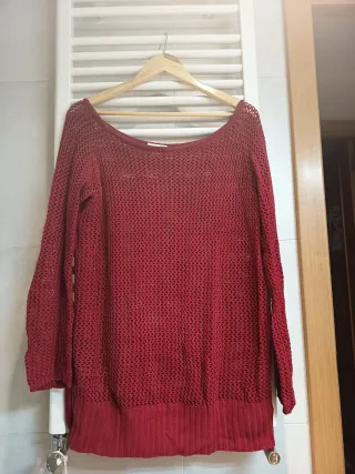 Jersey H&M punto granate T:XL