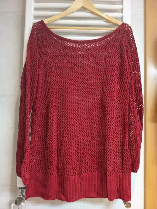 Jersey H&M punto granate T:XL