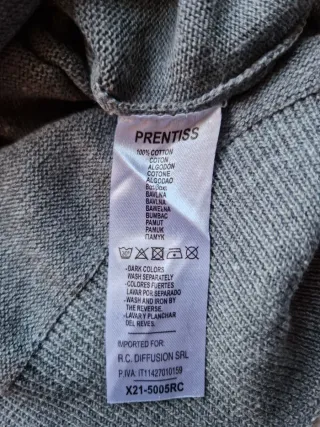 Cardigan vintage grigio anni '90