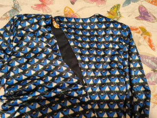 Vestido Zara Estampado Geométrico