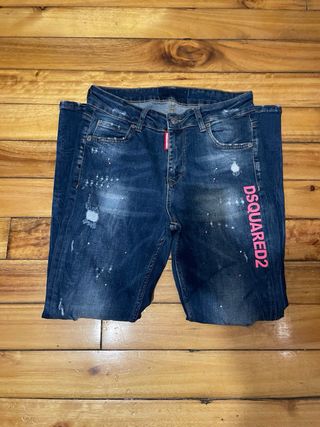 Pantalones DSQUARED2 Azules Desgastados