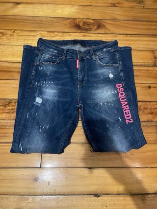 Pantalones DSQUARED2 Azules Desgastados
