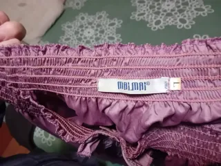 Blusa MAI.MAI volantes manga larga Talla L