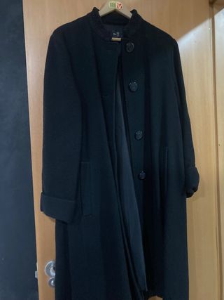 Abrigo negro vintage