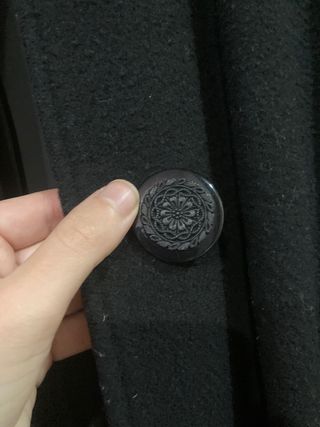 Abrigo negro vintage