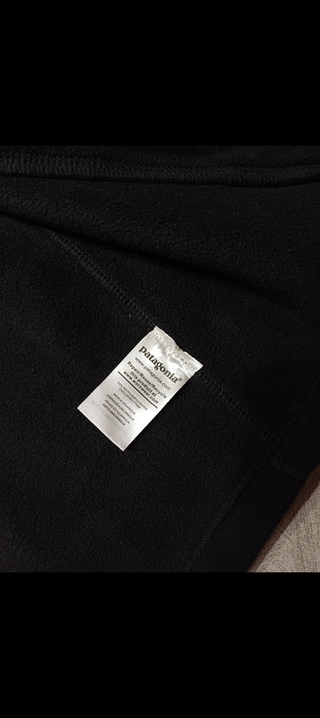 Patagonia pile zip hoodie black L