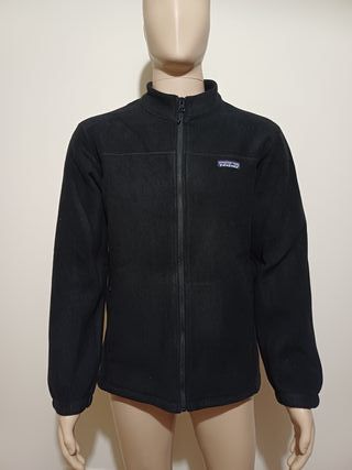 Patagonia pile zip hoodie black L