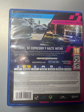 PS4 Need For Speed Heat Videojuego