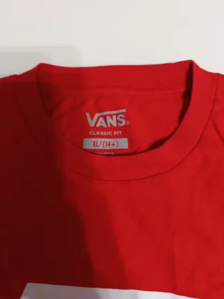 Camiseta Vans Roja unixex