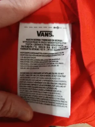 Camiseta Vans Roja unixex