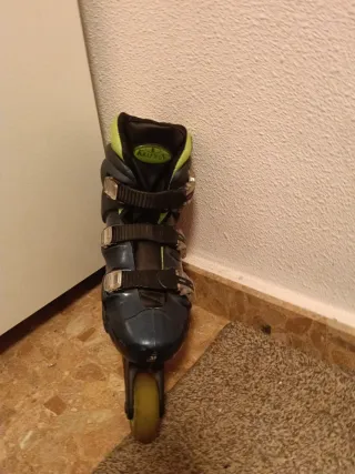 Patines Fitness Azul y Verde