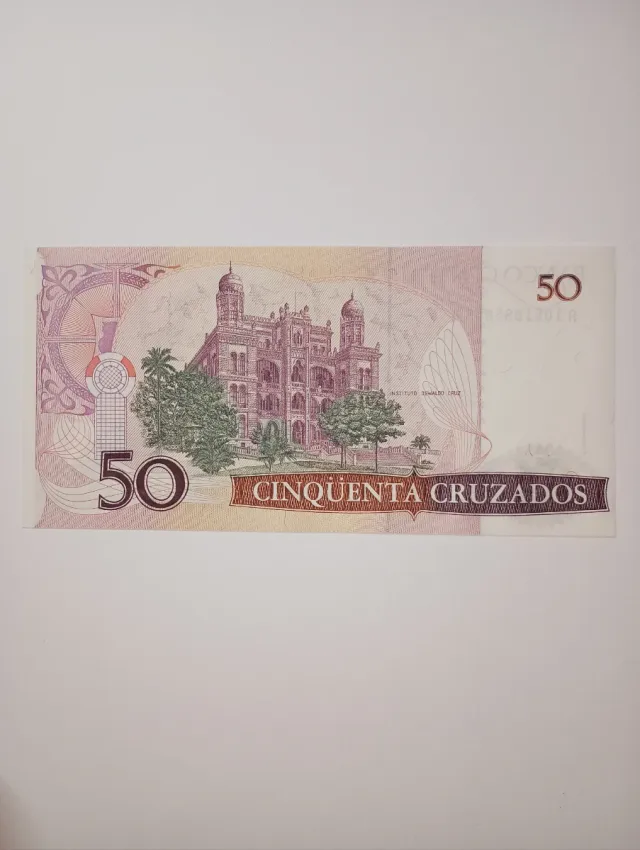 Billete 50 Cruzados Banco Central de Brasil